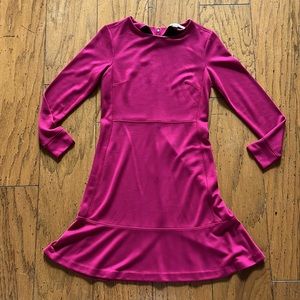 Gorgeous deep pink Loft 2P dress- worn once!
